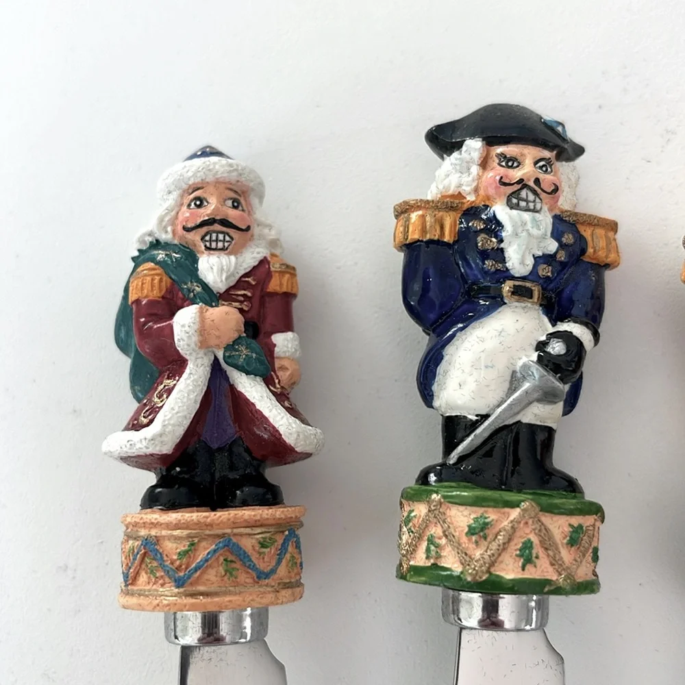 Christopher Radko Home for The Holidays Nutcracker on Drum Spreaders in Box